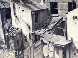 War damage to Deptford High Street