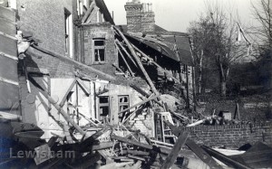 Air raid damage in Deptford