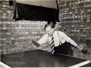 Malpas Road Depot – Man playing table tennis