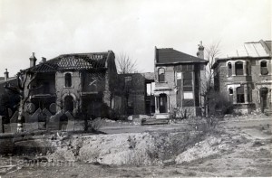 Breakspears Road – damaged houses, front exterior