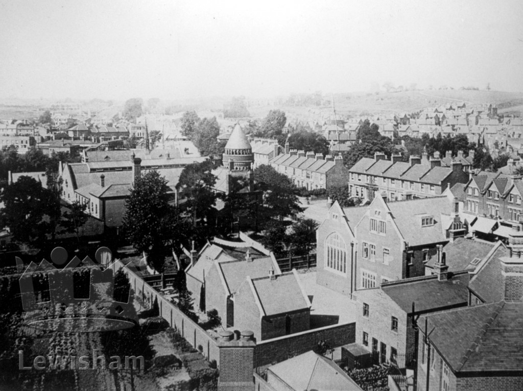 View From St Mary’s Church Over Ladywell Road to Hilly Fields