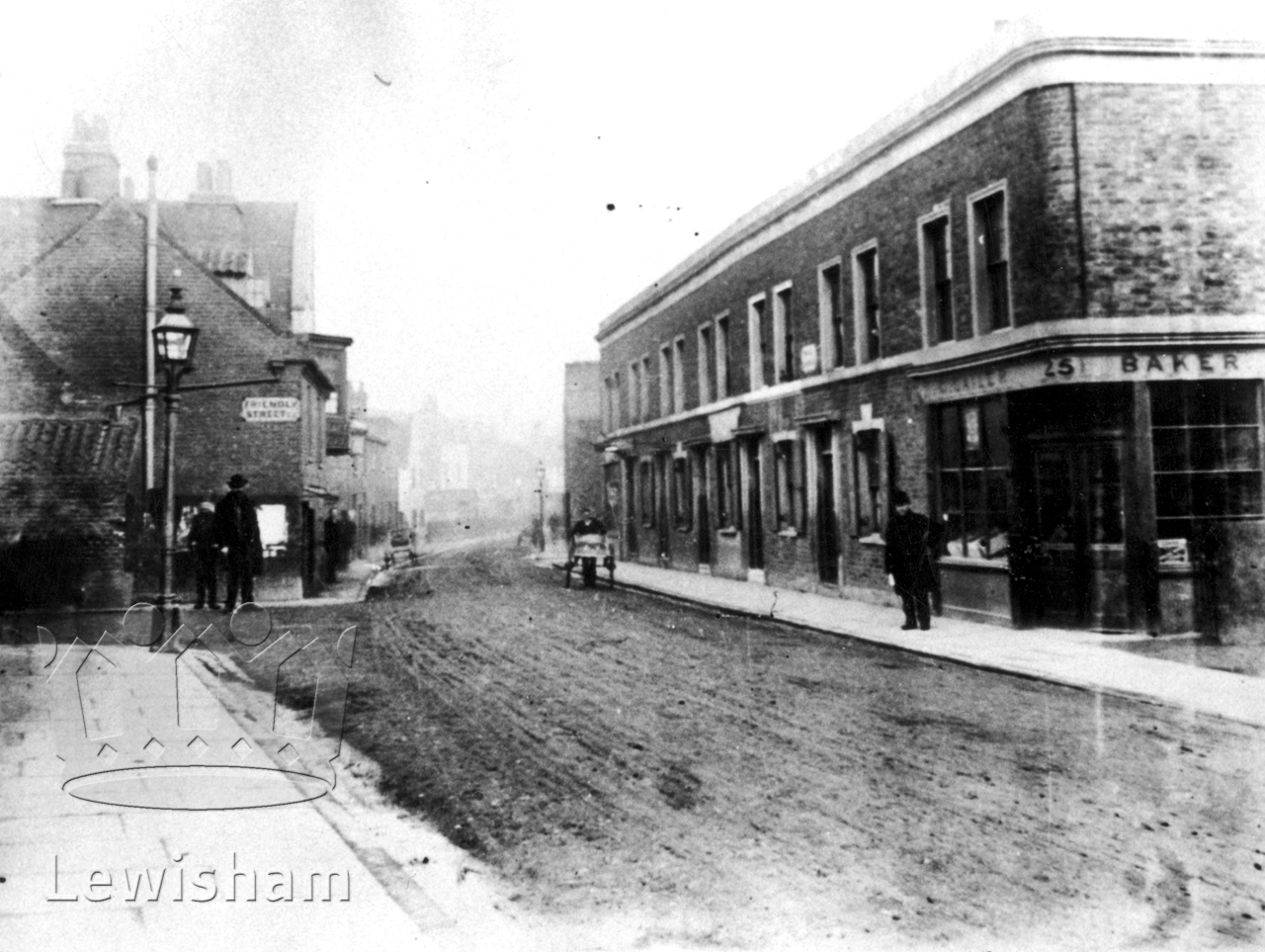 Old Mill Lane Looking Towards The Broadway Lewisham Borough