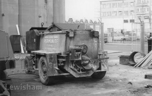 Asphalte machine built by Messrs Shields & Whitaker Ltd, Ffinch Street, Deptford