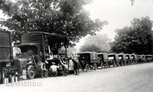 Army Service Corps vehicles in Grove Park
