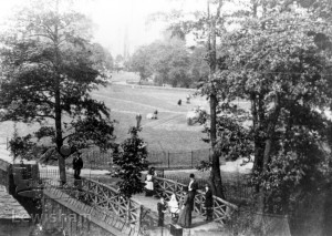 Ladywell Recreation Grounds As Seen From The Railway Bridge In The Grounds