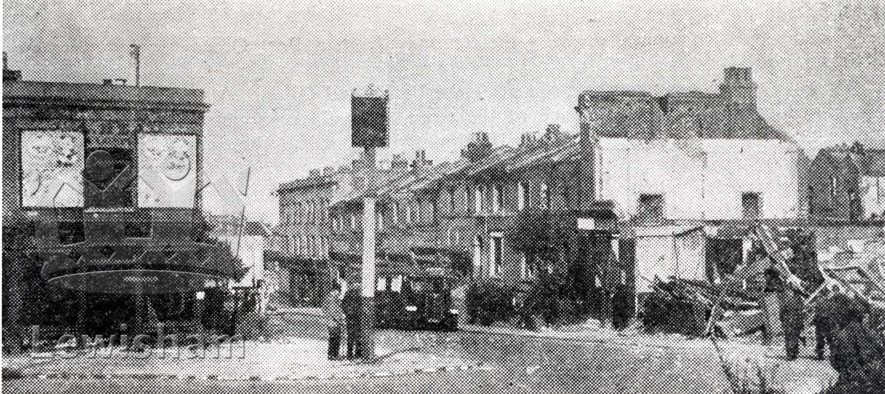 Bomb damage in Gibbon Road, SE15 Lewisham Borough PhotosLewisham
