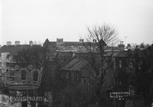 View from the roof of Deptford Library looking east-north-east