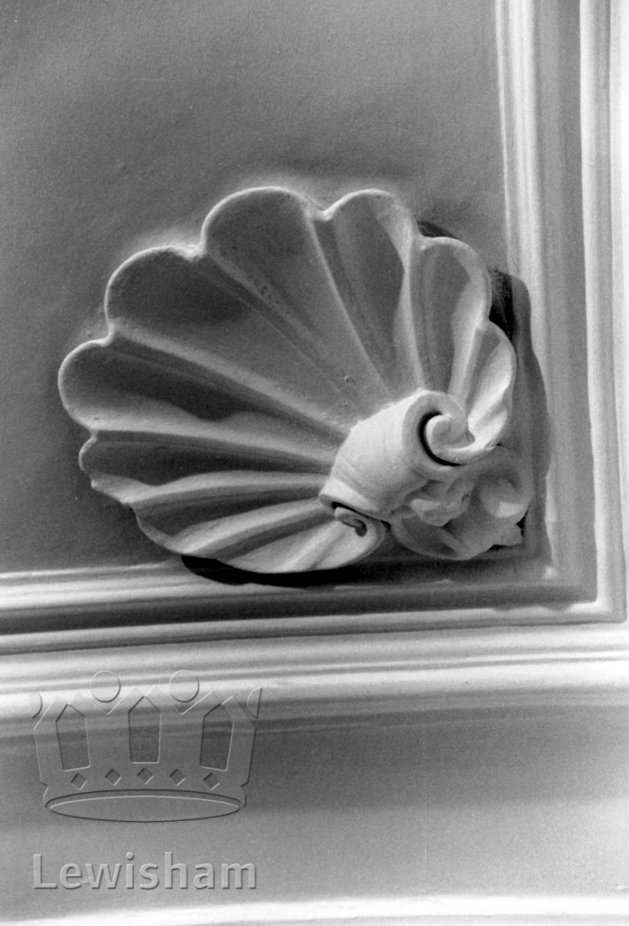 Pentland House Detail Close up Of Shell Room Ceiling