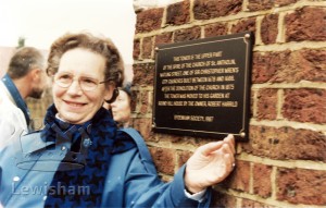 Commemorative Plaque erected by the Sydenham Society