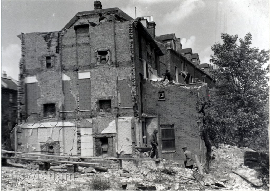 Demolition of No 33-35, Malpas road