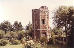 Folly Tower in Garden of 23 Liphook Cresecent