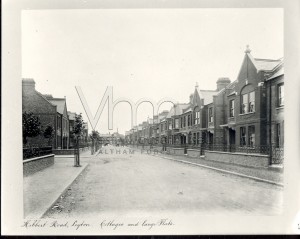 Cottages and large flats, Hibbert Road, Leyton