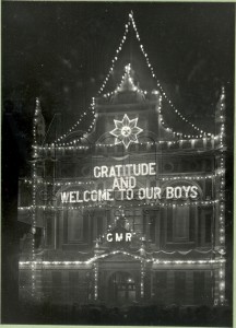 Leyton Town Hall Decorations November 1918