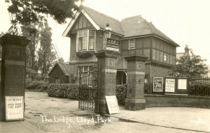 Lodge at Lloyd Park, c1936