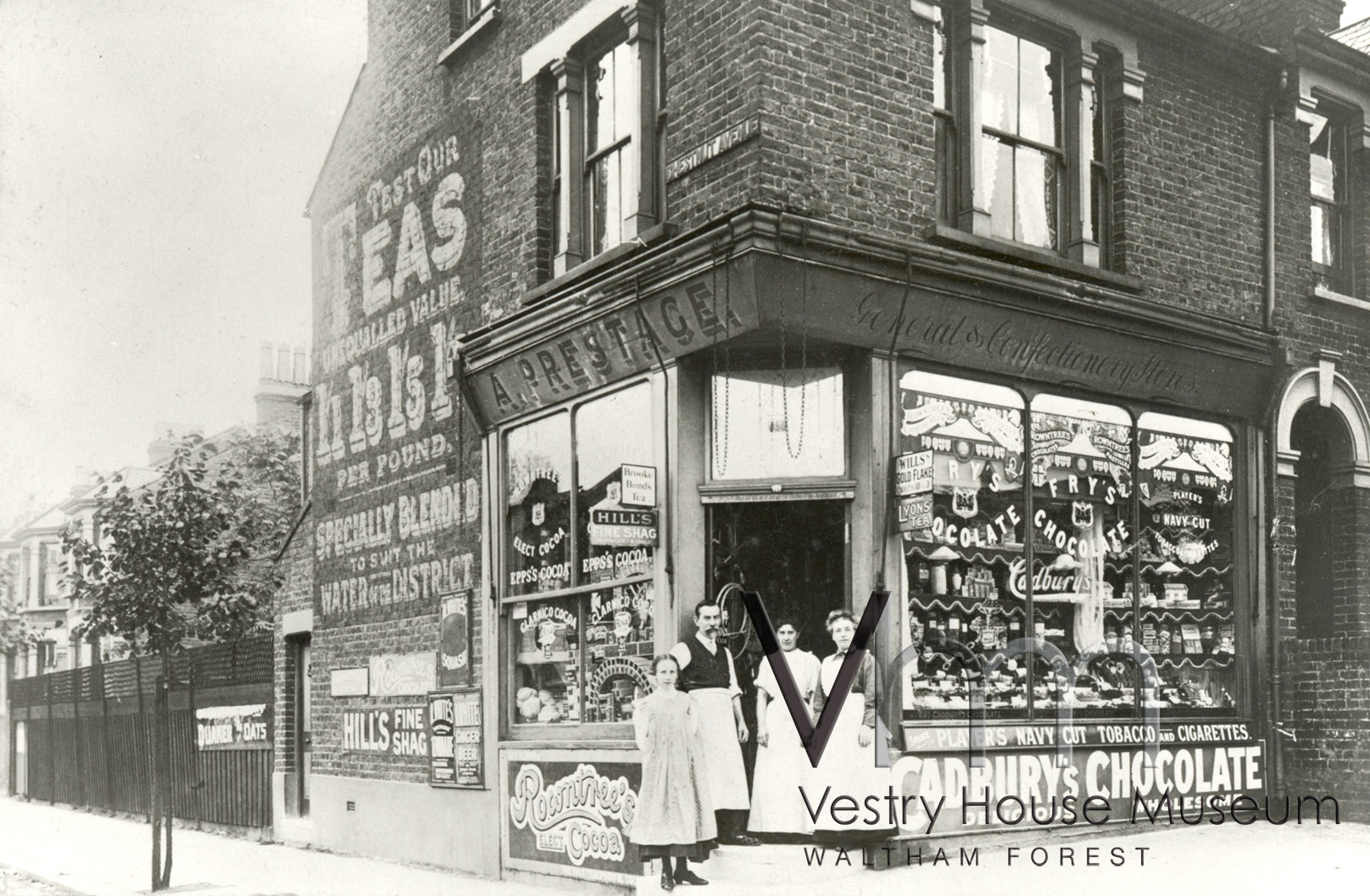 Pretage General and Confectionary Store, Chestnut Avenue, Walthamstow.