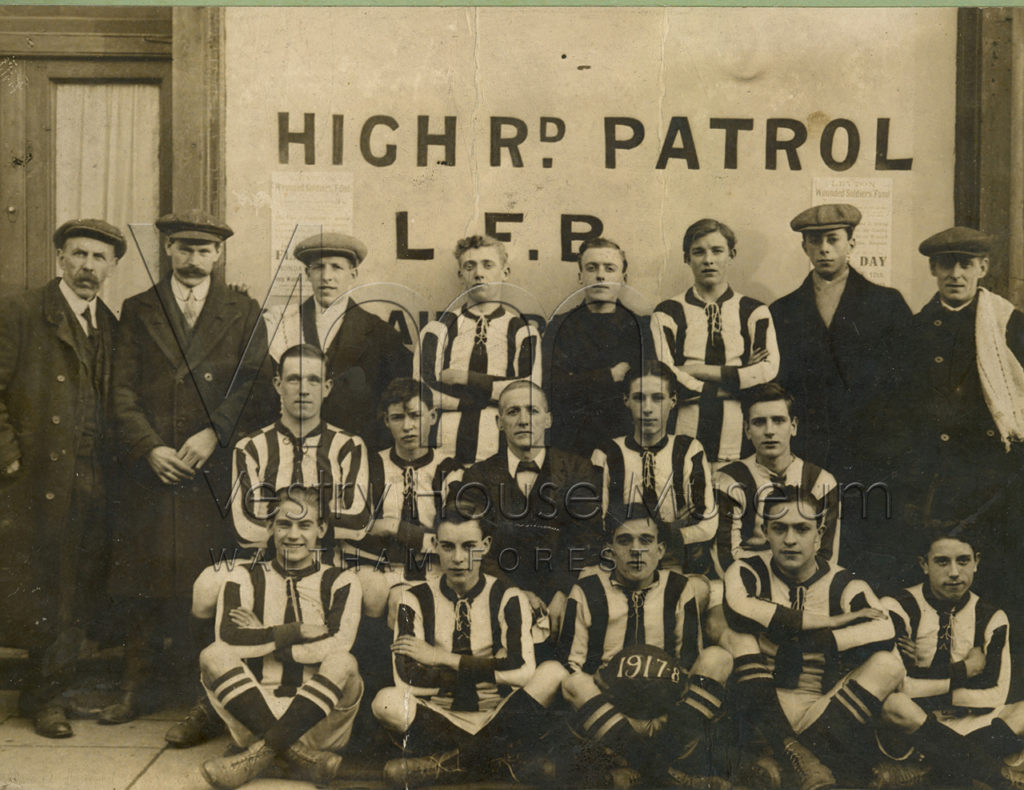 203 Leyton & leytonstone Fire Brigade football 1917