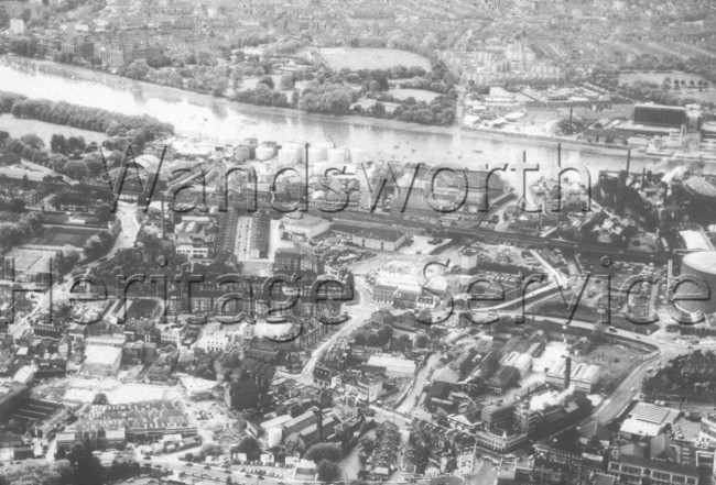 Aerial view of Wandsworth- 1935