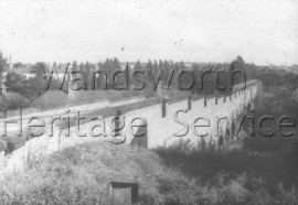 Wandsworth Aqueduct, seen from Merton Road, –  C1910