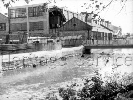 Lydden Road, bridge over the Wandle- 1958