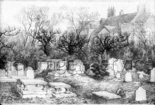 Mount Nod Burial Ground, East Hill  –  C1875