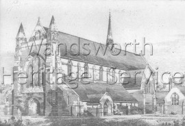 St  Andrew’s Church, Garratt Lane  –  C1888