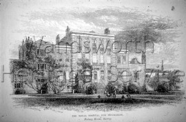 Royal Hospital and Home for Incurables, West Hill  –  C1860