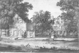 Mulberry Cottage, Wandsworth Common  –  C1795