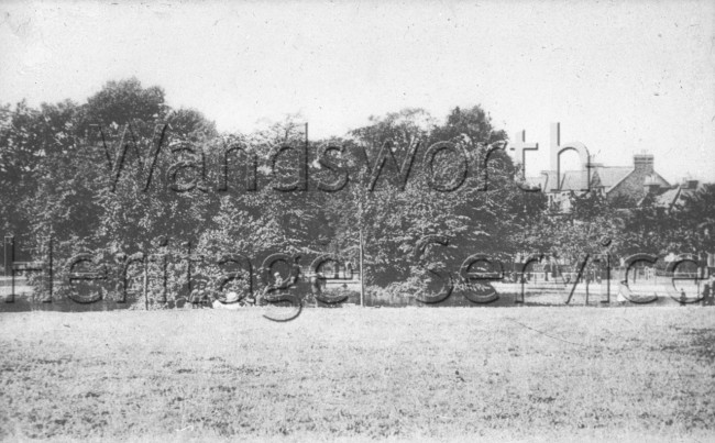 Three Island Pond, Wandsworth Common  –  C1900