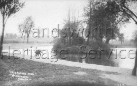 Three Island Pond, Wandsworth Common  –  C1900