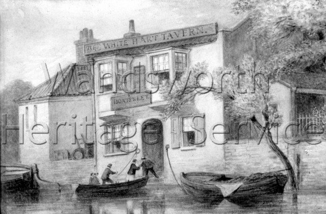 The White Hart, Lombard Road- 1868