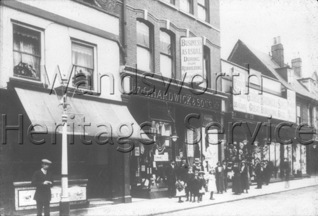 G Hardwick and Sons, Drapers- c1910