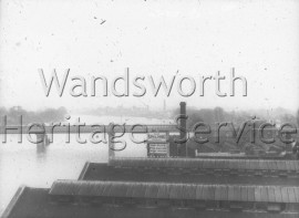 Thames, downstream from Putney- 1960