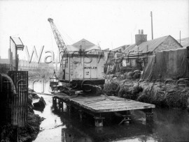 River Wandle downstream from Duntshill Road- 1958