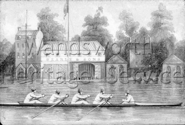 Searle & Sons, Boat House, Windsor Street  1851- 1851