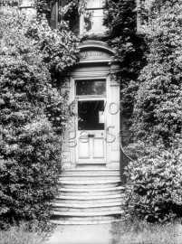 Hollyhurst, 13 Clapham Common North Side, view of Front Door  –  C1910