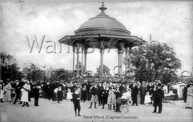 Clapham Common bandstand, –  C1910