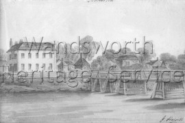 Battersea Bridge: Toll House- 1830