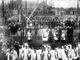 Laying of the foundation stone of Holy Trinity Church, Roehampton, April 1896- 1896