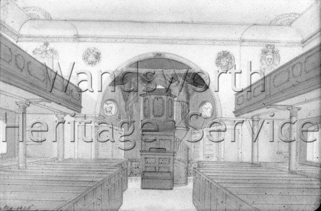 St  Mary’s Church, Battersea- 1826