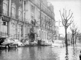 Flooding at the Embankment, Putney- 1960
