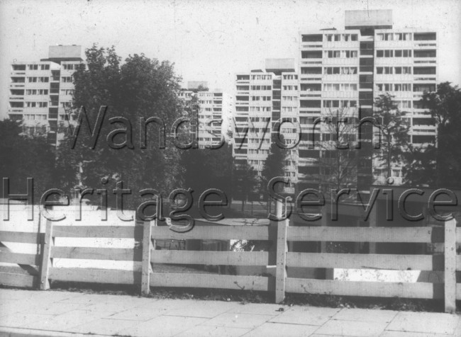 Alton Estate: view of flats on Tunworth Crescent and Danebury Avenue- 1960