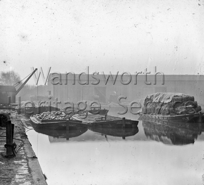 Barges on the River Wandle