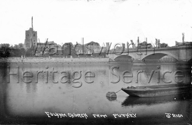 Fulham Church from Putney